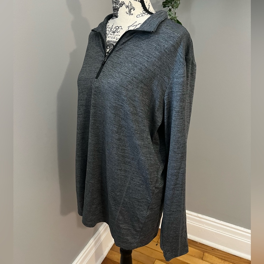 Callaway Gray Half Zip Pullover Long Sleeve - Picture 3 of 6